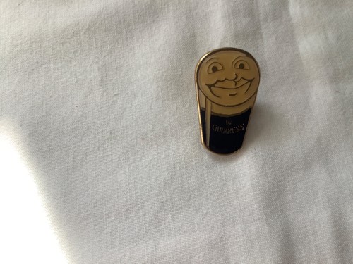 Guinness smiley face enamel - face,