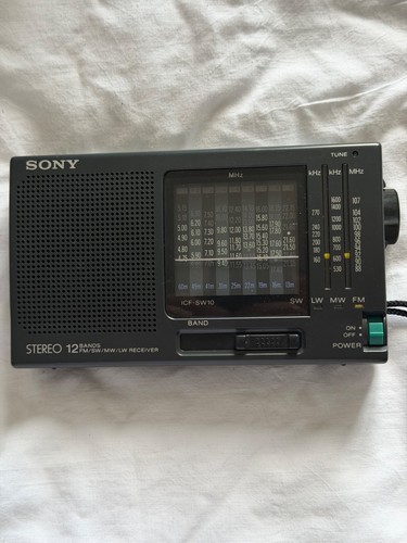 Sony icf sw10 - 12, portable