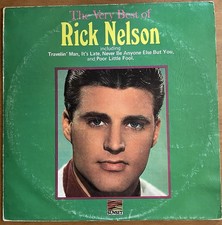 Rick Nelson. The Very Best Of. Stereo LP Vinyl Record.