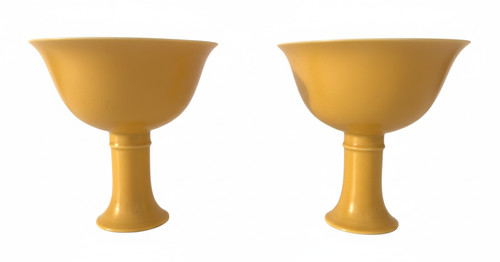 Pair imperial yellow - yellow, chinese