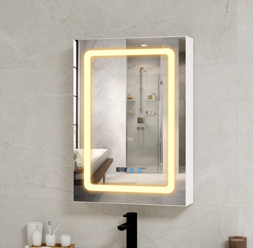 Led bathroom mirror cabinet - led,
