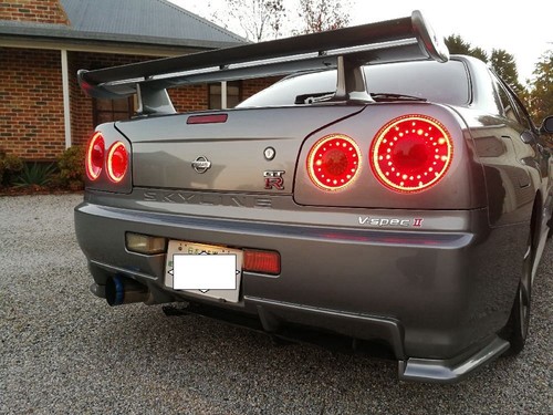 Skyline r34 led tail - r34,