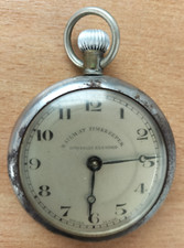 Vintage Railway Timekeeper Swiss Made Pocket Watch Approx. 50mm - Needs Repair