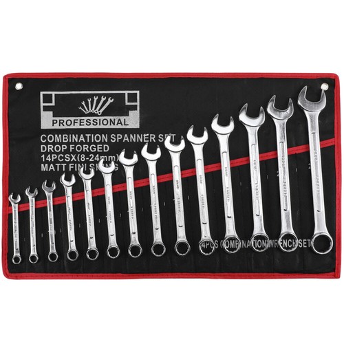 14pcs combination spanner set - combination,