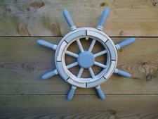 Ships wheel blue - &, white