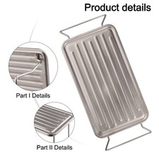 Portable Outdoor Cooking Gear Titanium Foldable Table BBQ Grill for Camping