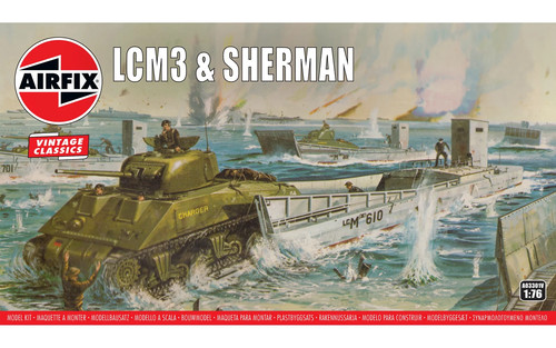 Airfix a03301v lcm3 sherman - &,