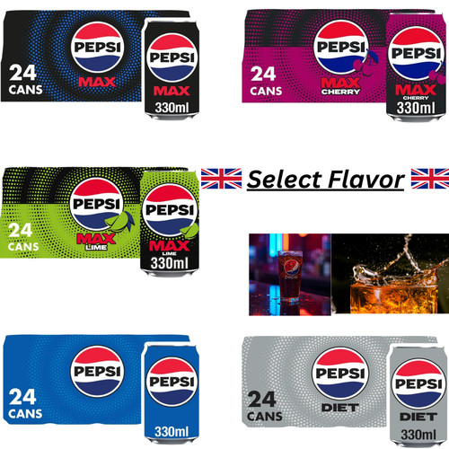 Pepsi cola cans pack 24 - 24,