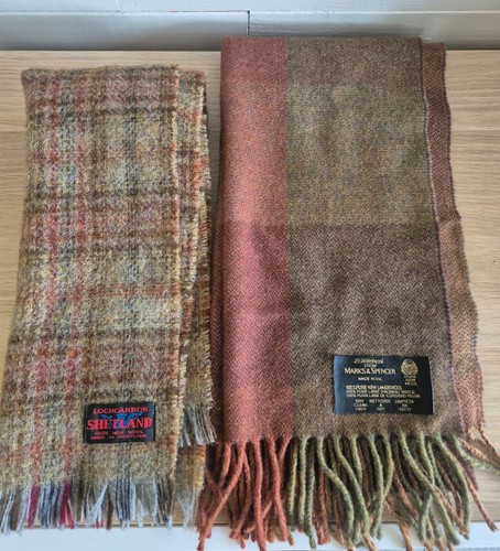 Vintage wool scarves - vintage, –