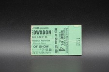 1978 REO SPEEDWAGON CONCERT TICKET STUB, VETERANS MEMORIAL AUDITORIUM