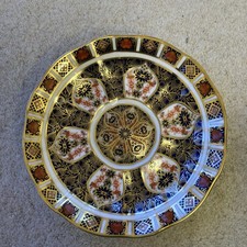 Royal Crown Derby Old Imari 1128 Ram Saucer