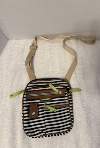 Lily bloom striped - navy, white