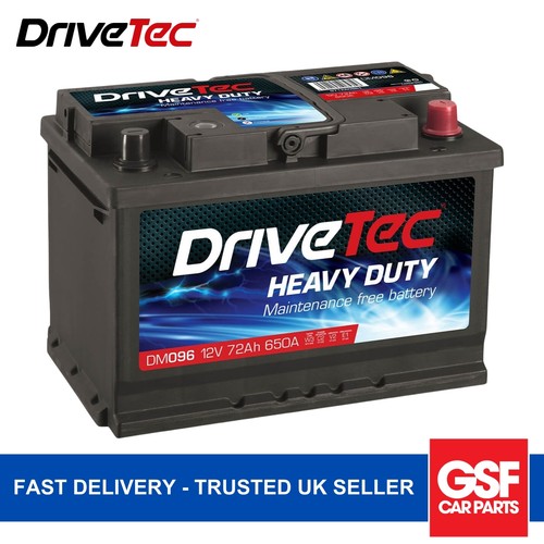 Drivetec car battery 12v - battery, 72ah