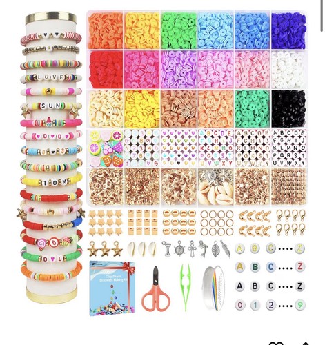 5300 pcs clay beads bracelet - 5300,
