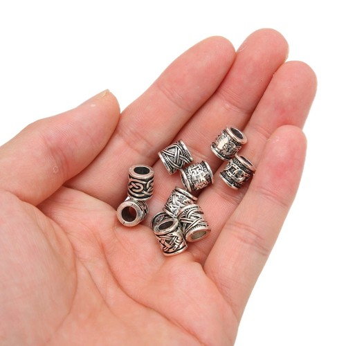 10pcs viking beard beads - 10pcs,