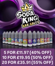 Soda king liquid bar salts - soda, e-liquid