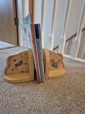 Peter Rabbit Wooden Book Ends