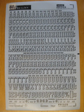 1 x Letraset Upper Case & Num