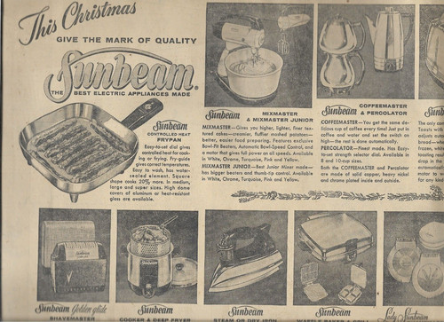 Sunbeam electric appliances - sunbeam,
