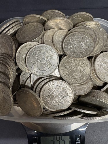 3457g pre 1947 silver half - pre,