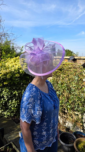 Lilac fascinator libby bea - libby,