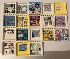 LEGO 59349 panel 1x6x5 printed / stickered. Choose design. friends police city