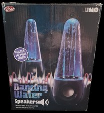 Tobar Lumo Dancing Water Speakers Mains Powered Connected Via Jack Lead To Audio