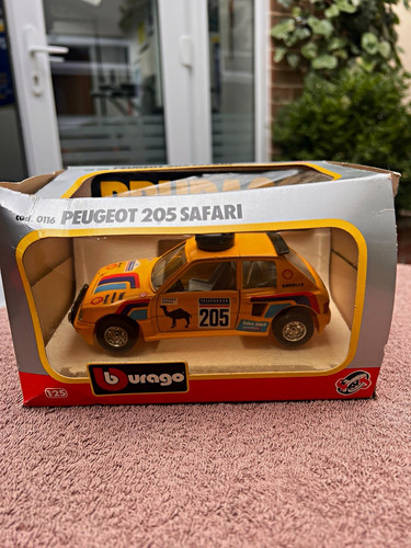 Bburago peugeot 205 - bburago, 1:25