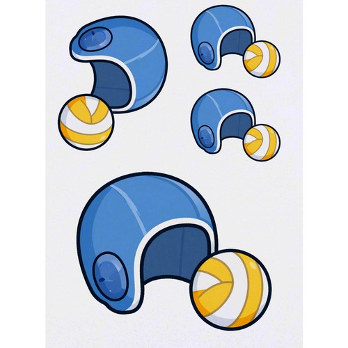 Water polo ball cap - 'water, &