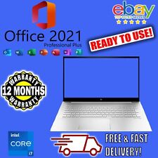 HP ENVY 17 17.3" Inch W10 Office i7 16GB RAM 256GB SSD 1TB Touch VAT Laptop