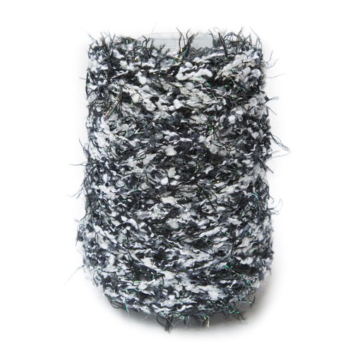 200g black white glittery - /,