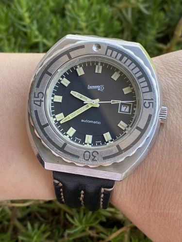 Eberhard scafograf watch - co,
