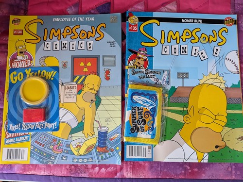 Simpsons comics issues 134 and - issues,