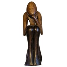 Large Hand Carved Wooden