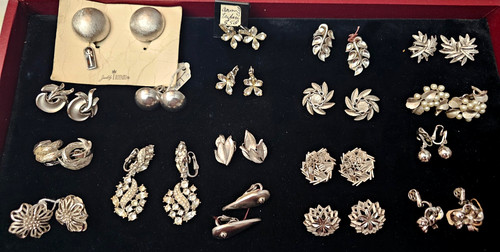 Vintage trifari silver tone - vintage,