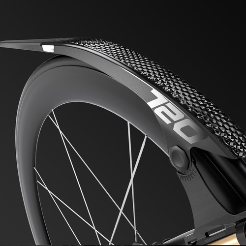 Road bike mudguard nylon - road, pc