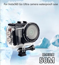 50m Underwater Waterproof Diving Case Housing for Insta360 Go Ultra