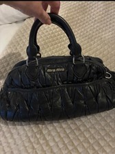 Miu Miu  Matelasse bag Black Authentic