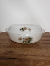 Vintage French Arcopal lidded