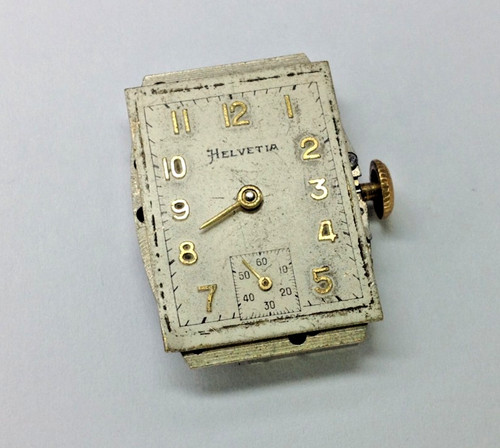 Helvetia mechanical tank watch - helvetia,
