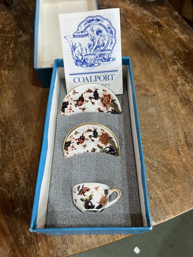Coalport miniature teacup - coalport,