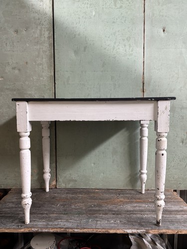 Antique pine table - pine, faux