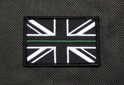 Psni thin green line - green, union