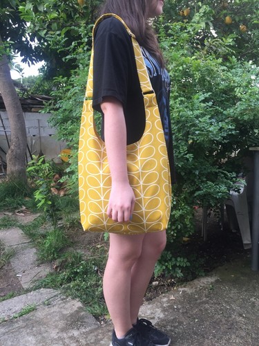Yellow stem crossbody bag - stem,