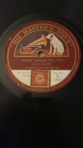 Rare 78rpm record garber - rare, v,