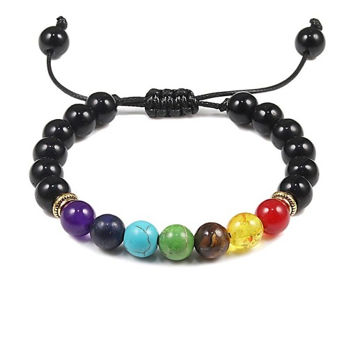 Chakra bracelet natural - 7,