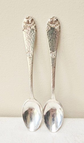 Swedish floral coffee spoons