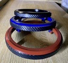 Ford Fiesta Mk6 Painted/carbon Gear Gaiter Trim Ring.