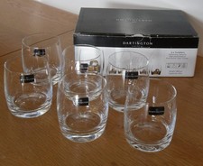 6 x  Dartington Crystal Tumbler Glasses - Brand New In Box - 8.8cm Tall - 29cl