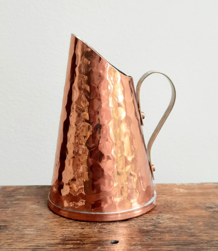 Vintage swedish copper bud - swedish,